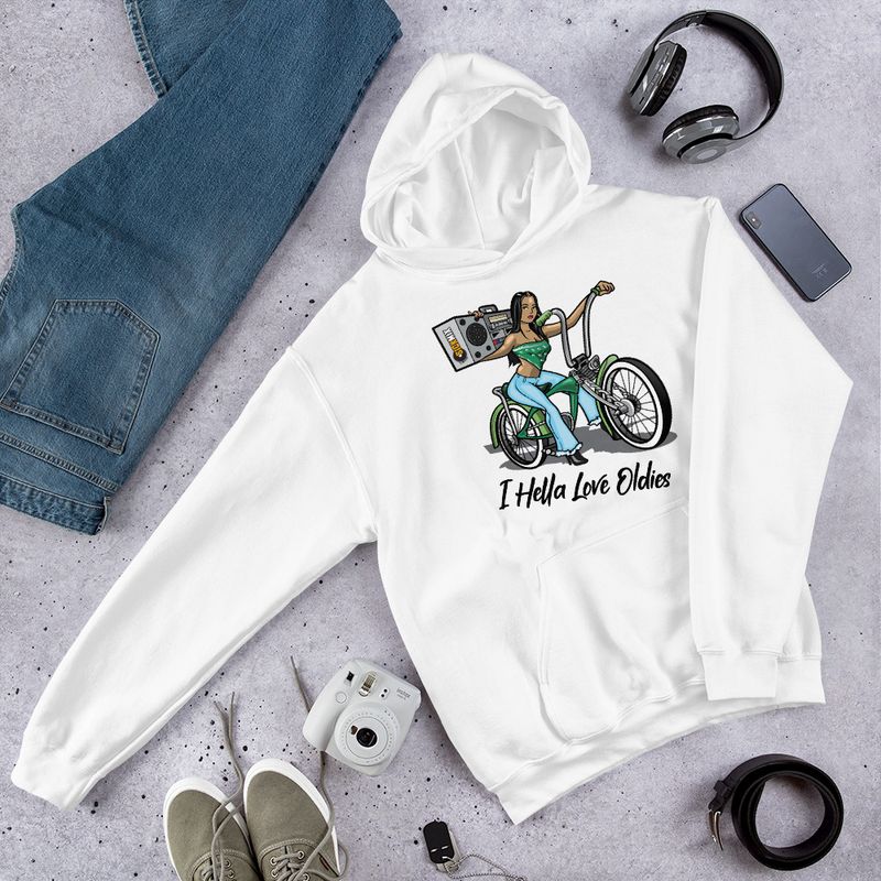I Hella Love Oldies Hoodie (unisex)