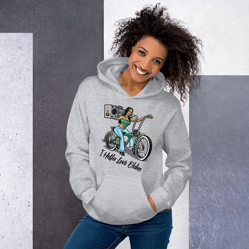 I Hella Love Oldies Hoodie (unisex)