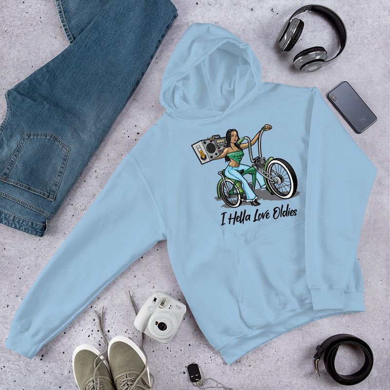 I Hella Love Oldies Hoodie (unisex)