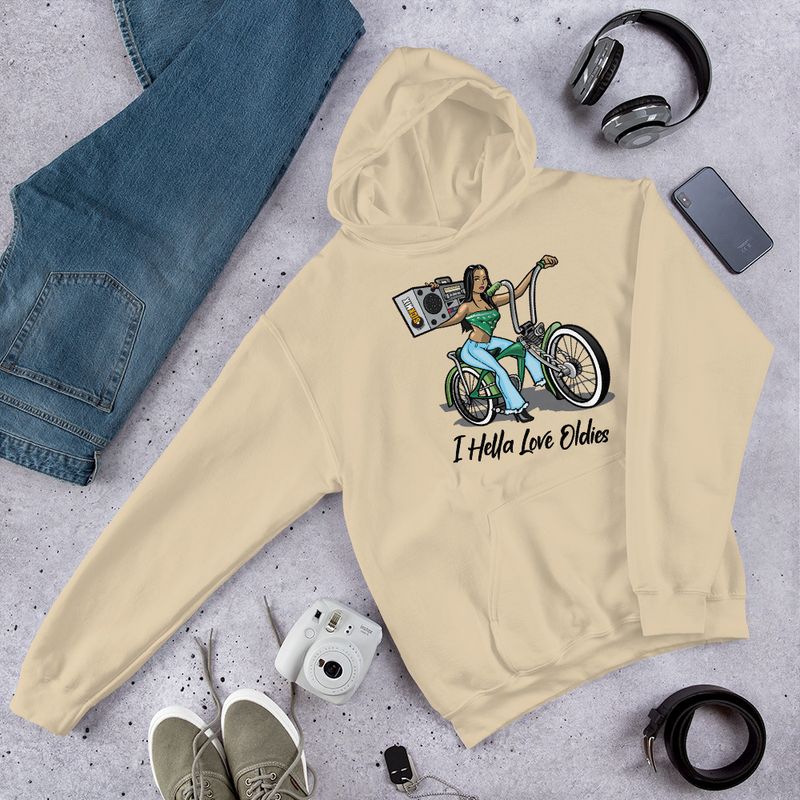 I Hella Love Oldies Hoodie (unisex)