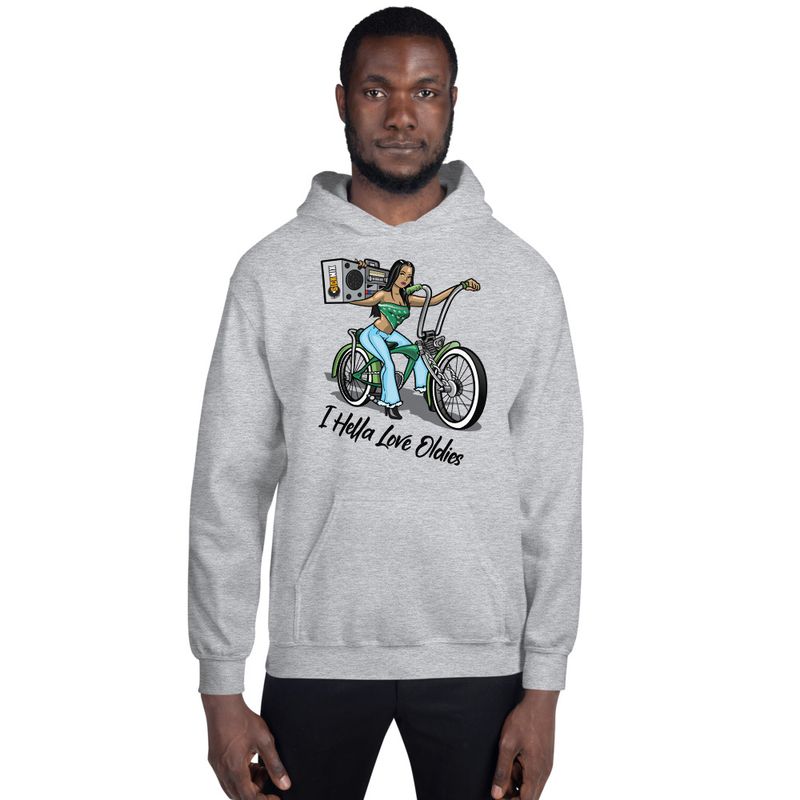 I Hella Love Oldies Hoodie (unisex)