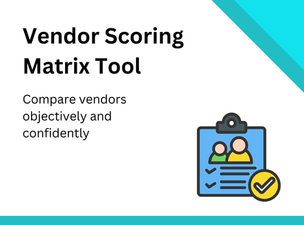 Vendor Scoring Matrix Tool