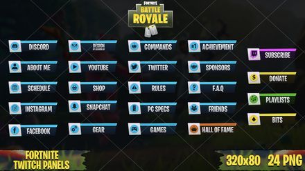 [€] FORTNITE - TWITCH PANELS #3