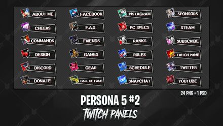 🆕 PERSONA 5 - TWITCH PANELS #2 