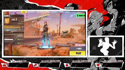 ✅ PERSONA 5 - LOBBY OVERLAY 