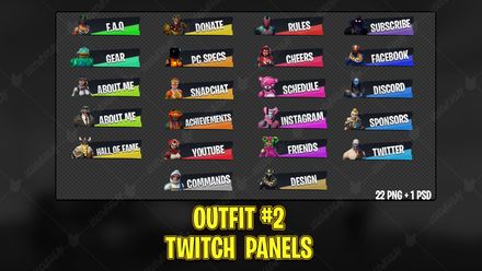 ✅ OUTFIT #2 - TWITCH PANELS