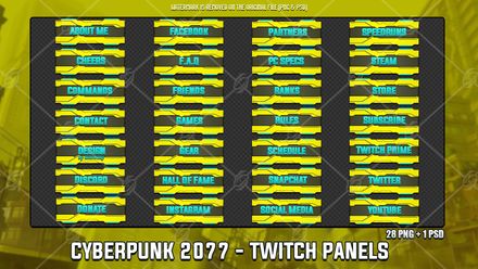 🏎️CYBERPUNK 2077 - TWITCH PANELS 