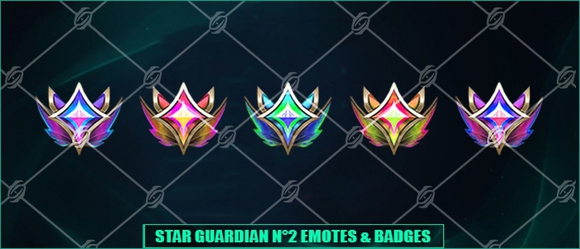 ✨STAR GUARDIAN - TWITCH BADGES &amp; EMOTES N°2