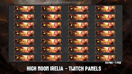 💥HIGH NOON IRELIA - TWITCH PANELS 