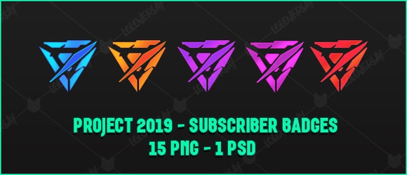 ✅ PROJECT 2019 - SUBSCRIBER BADGE 