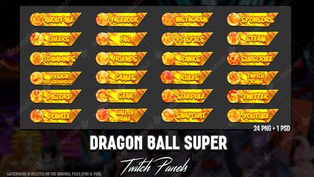 ✅ DRAGON BALL SUPER - TWITCH PANELS