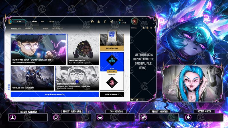 🎞️🖤VEX THE GLOOMIST ANIMATED LOBBY OVERLAY