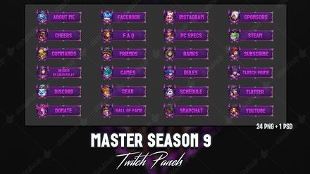 ✅ MASTER SEASON 9 - TWITCH PANELS