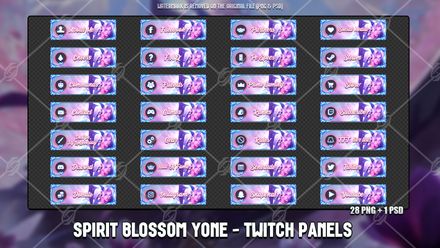 🌸SPIRIT BLOSSOM YONE - TWITCH PANELS 