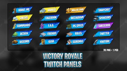 ✅VICTORY ROYALE 2018 - TWITCH PANELS