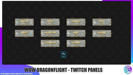 🐉 WOW DRAGONFLIGHT - TWITCH PANELS