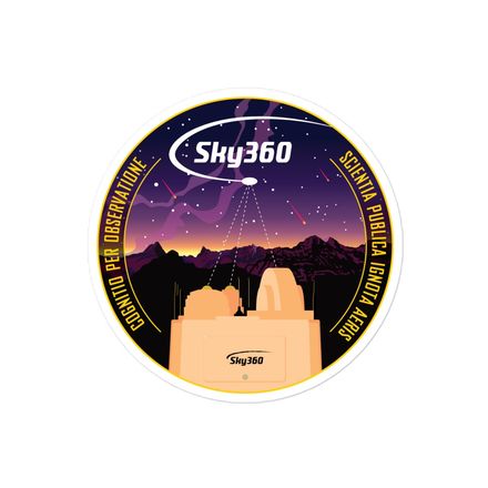 Sky360 Mission Patch Sticker