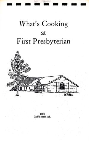What's Cooking at First Presbyterian (Gulf Shores, AL.)