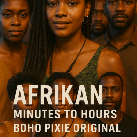 Afrikann Minutes to Hours Boho Pixie Original