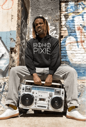 Boho Pixie Unisex Hoddie White – Street Style