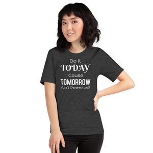 MyTee® &quot;DO IT TODAY&quot; t-shirt, dark colors