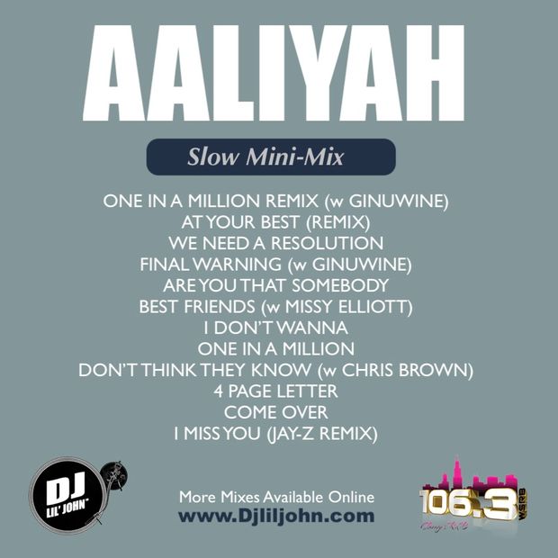 Aaliyah Tribute Mix (Slow Jam Mix)