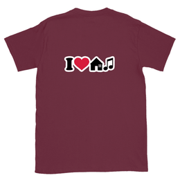 I 🖤 HOUSE MUSIC Unisex Tee [BETA], dark colors