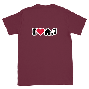 I 🖤 HOUSE MUSIC Unisex Tee [BETA], dark colors