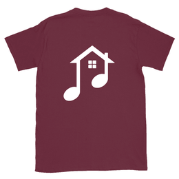 I 🖤 HOUSE MUSIC Unisex Tee [ECHO], white logo