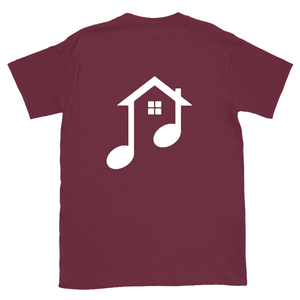 I 🖤 HOUSE MUSIC Unisex Tee [ECHO], white logo