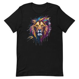 Lion Head Unisex Tee, assorted colors