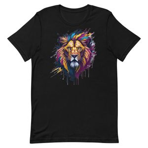 Lion Head Unisex Tee, assorted colors