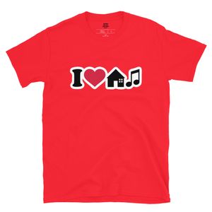 I 🖤 HOUSE MUSIC Unisex Tee [BETA], light colors