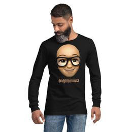 DJ Lil' John™ Long Sleeve Emoji Tee, dark colors