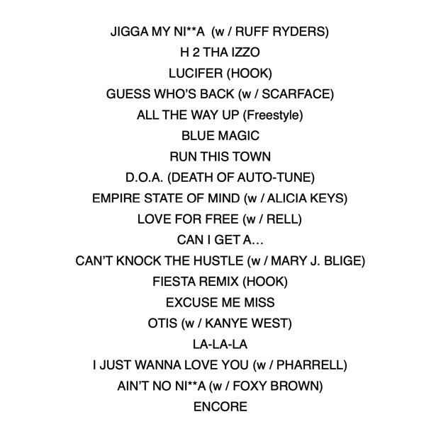 Jay-Z Tribute Mini-Mix