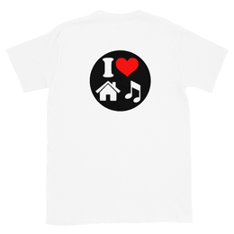 I 🖤 HOUSE MUSIC Unisex Tee [ALPHA], light colors