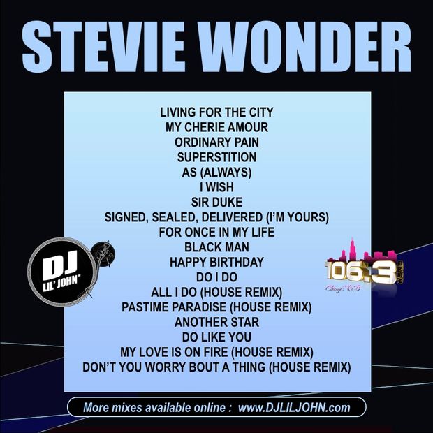 Stevie Wonder Tribute Mix (Full-Length Mix)