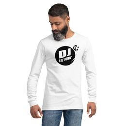 DJ Lil' John® Unisex Long Sleeve Logo Tee, light colors