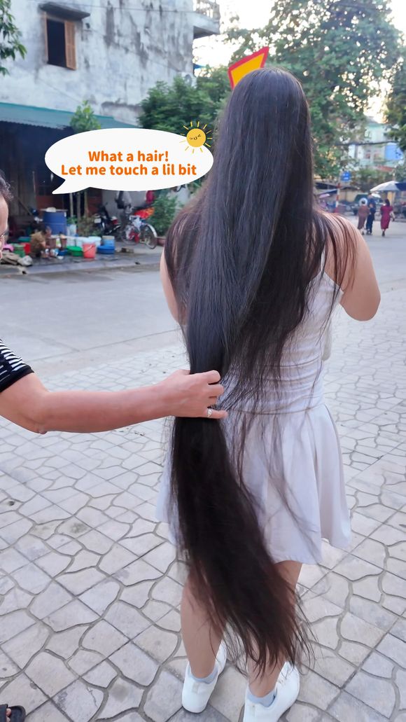 Good memory with my niece's hair