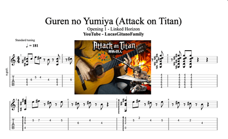 Guren no Yumiya (Attack on Titan) [Op1]