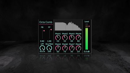 Ableton Octa Comb Max for Live Device (.amxd file)  | Where Noise Becomes Beautiful Sound