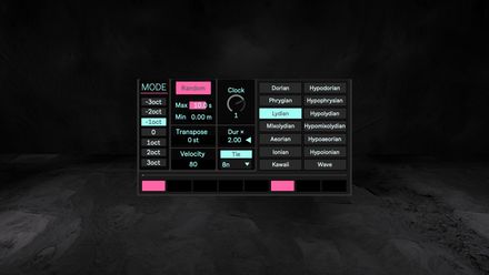 Ableton MODE 5.0 Modal Generative Sequencer Max for Live Device (.amxd file)