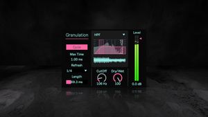 Ableton Granulation - Fragment Sound, Sculpt Noise ver.4.0 Max for Live Device (.amxd file)