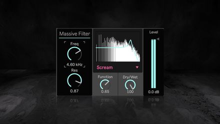 Ableton Massive Filter v.1.02 Max for Live Device (.amxd file)