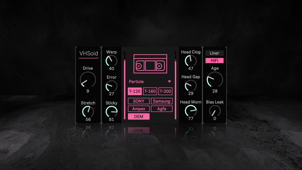 Ableton VHSoid v.1.5 | Physical Modeling VHS Tape Simulator Max for ...