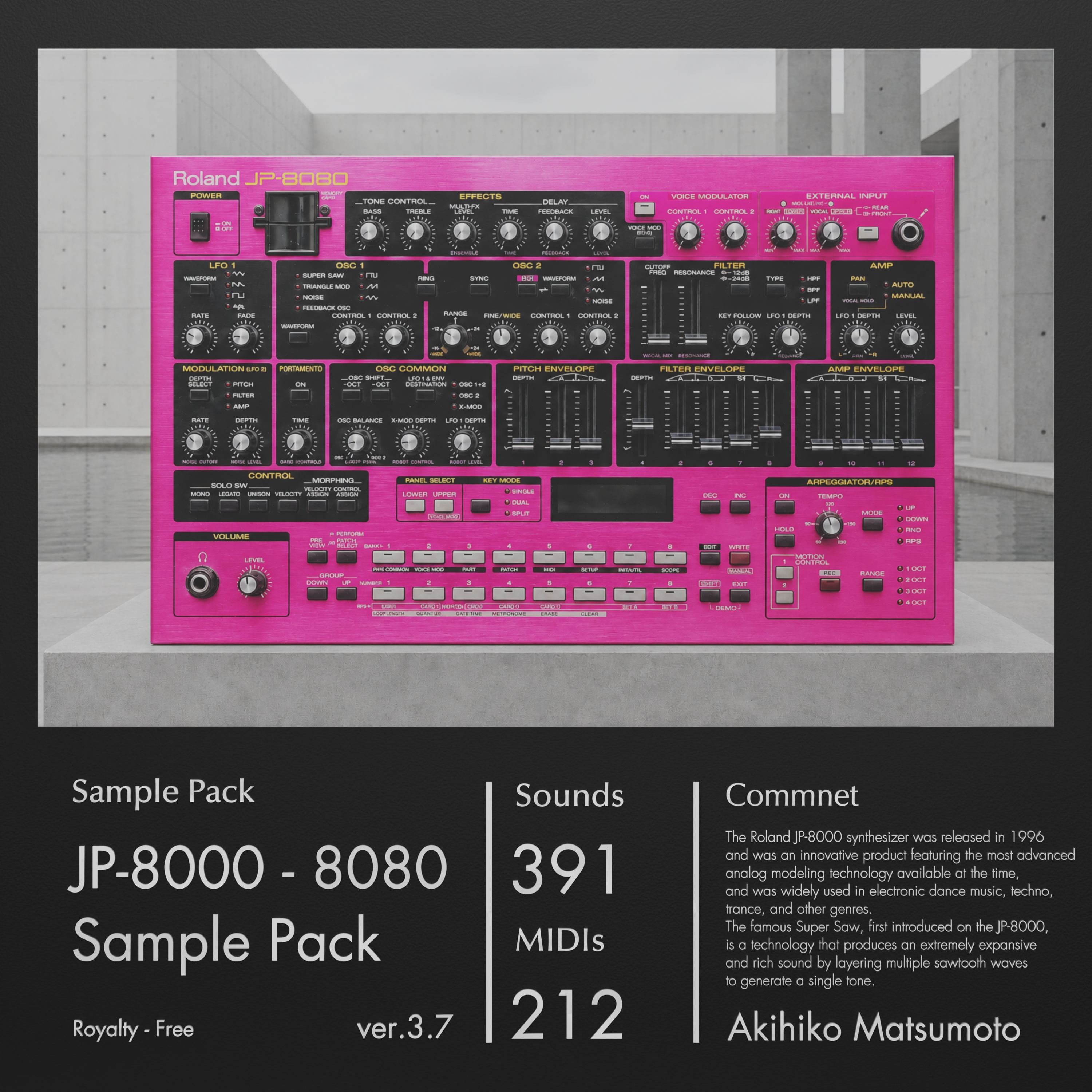 JP-8000 - 8080 (Sample Pack)