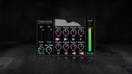 Ableton Octa Comb ver.2.0 Max for Live Device (.amxd file)  | Where Noise Becomes Beautiful Sound