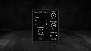 Ableton Ratchet Gate ver.2.2 Max for Live Device (.amxd file)