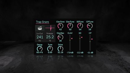 Ableton Trap Snare ver.3.0 Max for Live Device