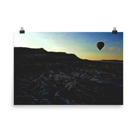 Serene Cappadocia Sunrise Wall Art – 36x24 High-Resolution Art Print | Museum-Quality Paper – GC152